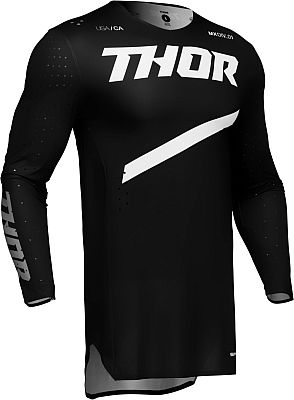 Thor Sportmode Brave, Trikot - Schwarz/Weiß - XL von Thor