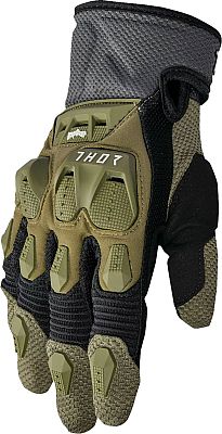 Thor Terrain S25, Handschuhe - Dunkelgrün/Dunkelgrau - S von Thor
