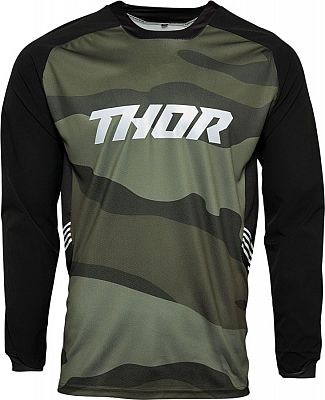 Thor Terrain S22, Trikot - Dunkelgrün/Schwarz - L von Thor