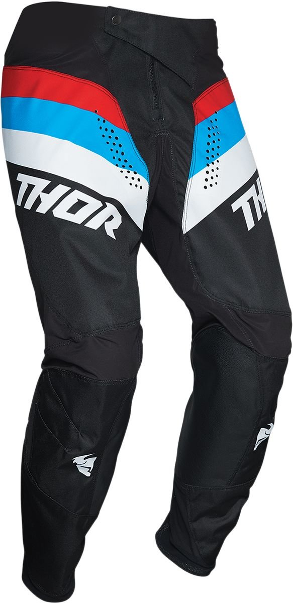 Thor Youth Pulse Pants Black/Red/Blue von Thor