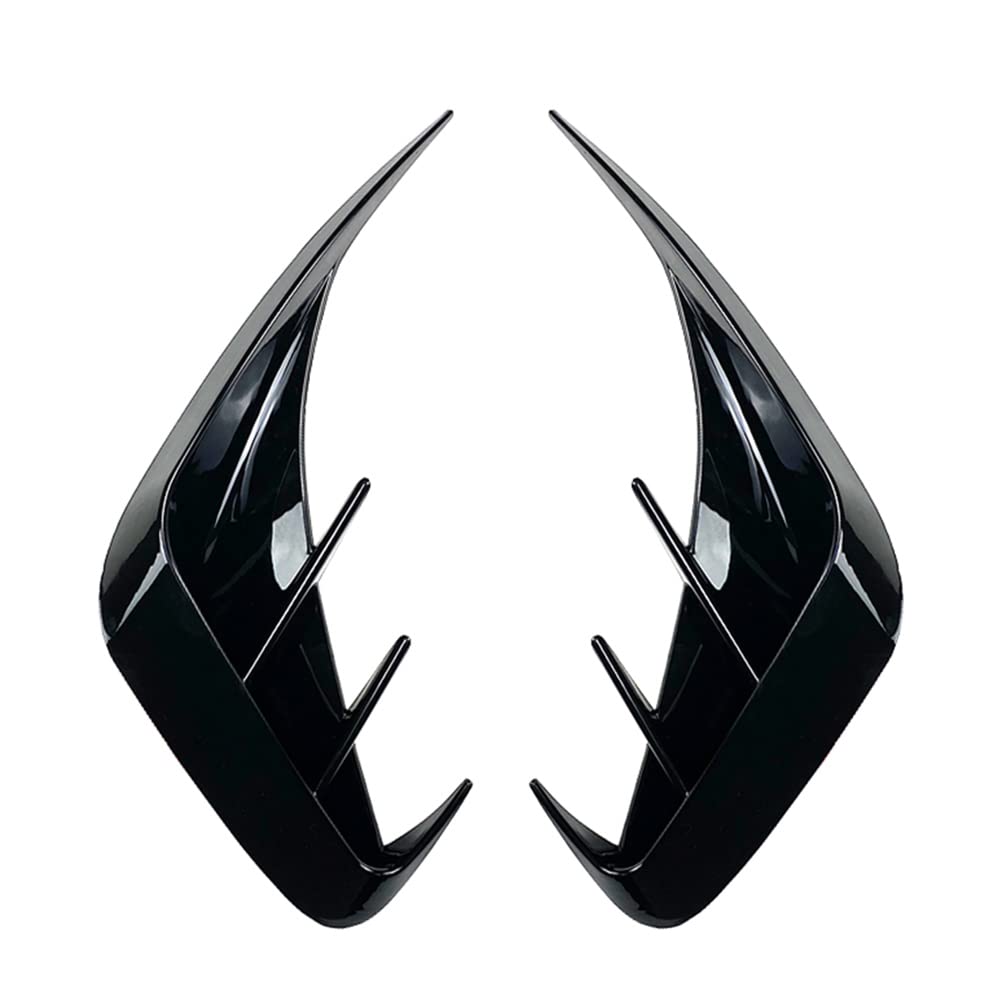 FSFY Heckstoßstange Canards Lip Splitter Flossen Spoiler Trim Dekoration für BMW 3er G20 M-Sport M340i 2019 2020 2021, Glänzend Schwarz FSFY Heckstoßstange Canards Lip Splitter Flossen Spoiler Trim Dekoration für BMW 3er G20 M-Sport M340i 2019 2020 2021, Glänzend Schwarz von Three T