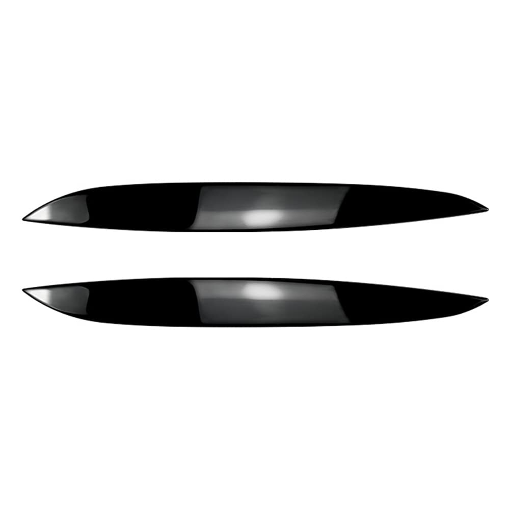 FSFY Scheinwerfer-Augendeckel-Augenbrauenkanten-Formteil-Abdeckungsverkleidung, glänzend schwarz, für VW Golf MK4 1997–2005 FSFY Scheinwerfer-Augendeckel-Augenbrauenkanten-Formteil-Abdeckungsverkleidung, glänzend schwarz, für VW Golf MK4 1997–2005 von Three T