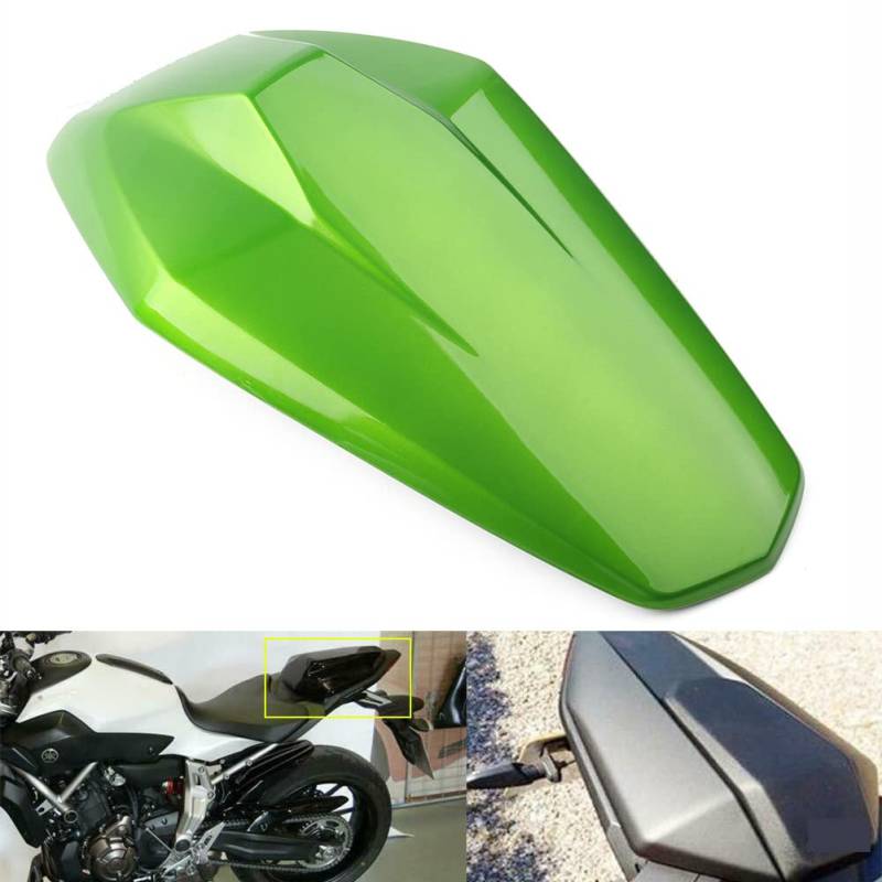 Three T Motorrad-Verkleidung für Beifahrersitz, für Kawasaki Z H2 2020 2021, Grün von Three T