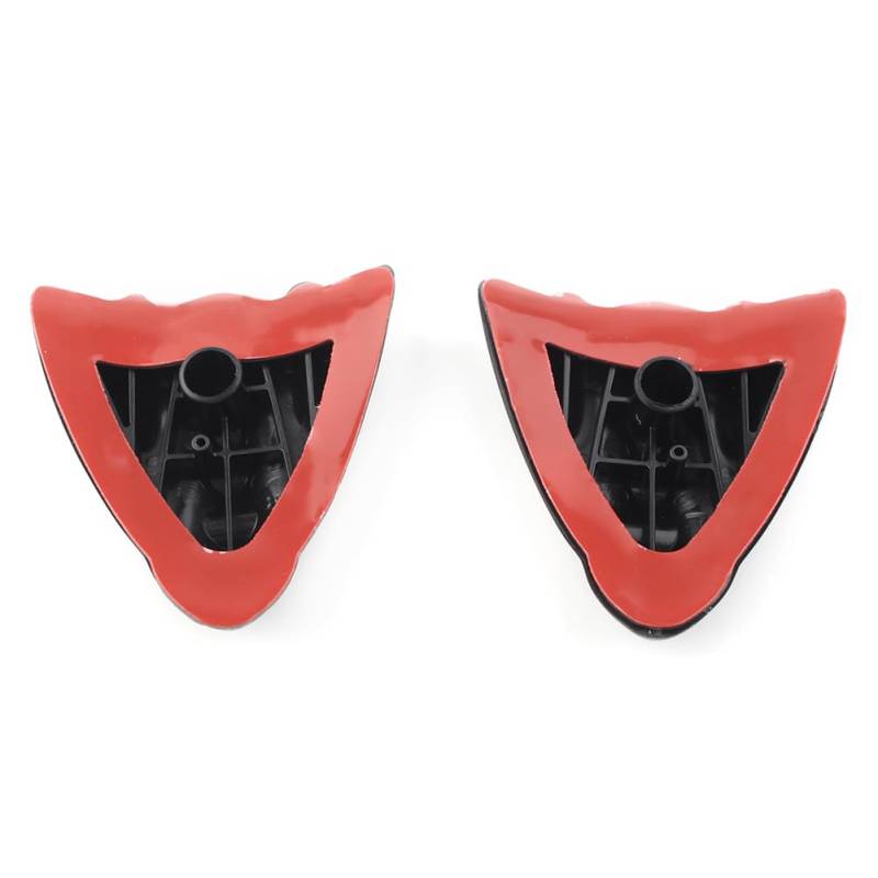 Three T Schwarze Motorrad-Innenverkleidung Abdeckplatten Spiegel Block Off Abdeckplatten Zubehör Fit für Street Glide 2006-2013 von Three T
