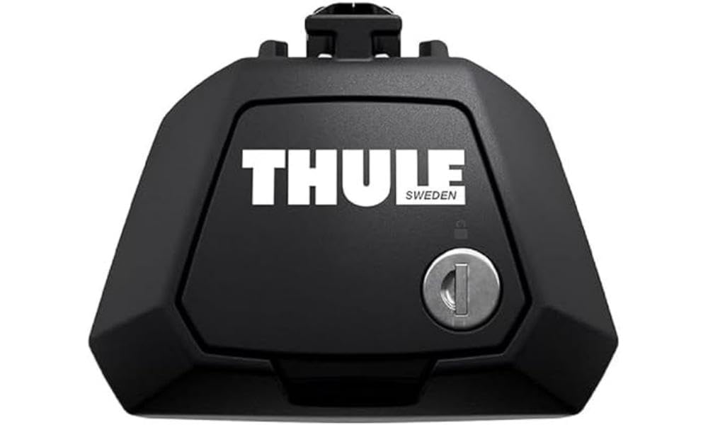 Thule Raised Rail Evo Fußsatz für Fahrzeuge mit offener Reling, 710410, Black (schwarz), Einheitsgröße Thule Raised Rail Evo Fußsatz für Fahrzeuge mit offener Reling, 710410, Black (schwarz), Einheitsgröße von Thule