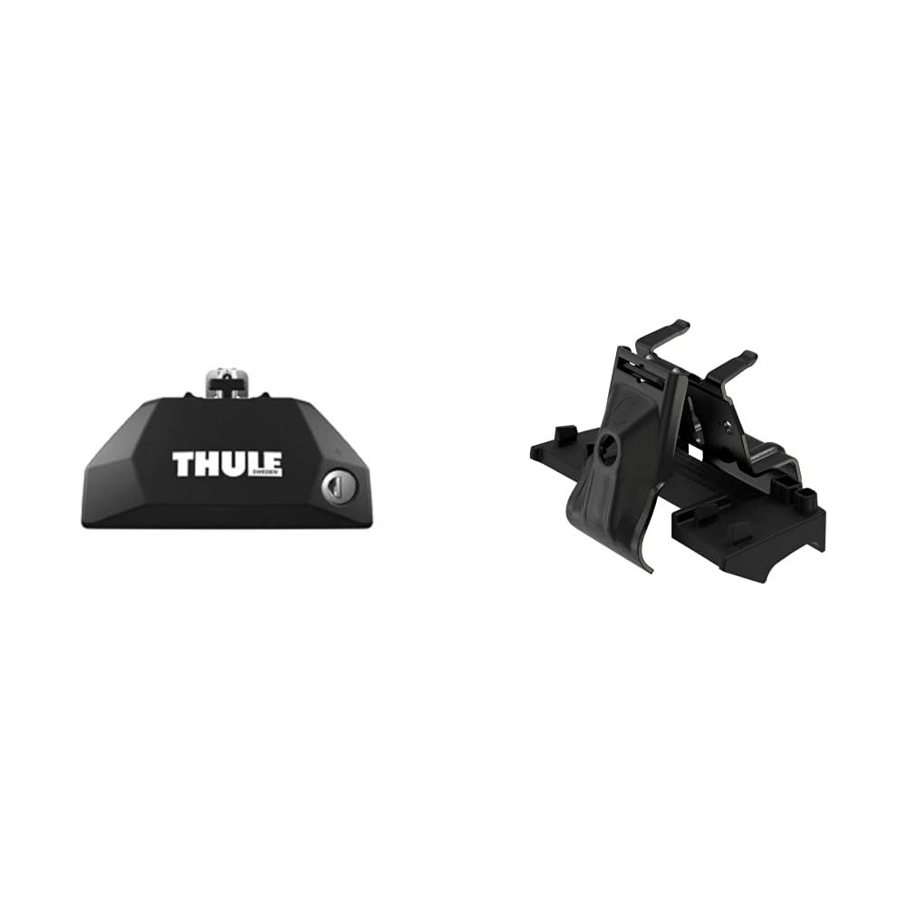 Thule 710600 Fußsatz für Dachträger 4-teilig & 186018 Kit Rapid System von Thule