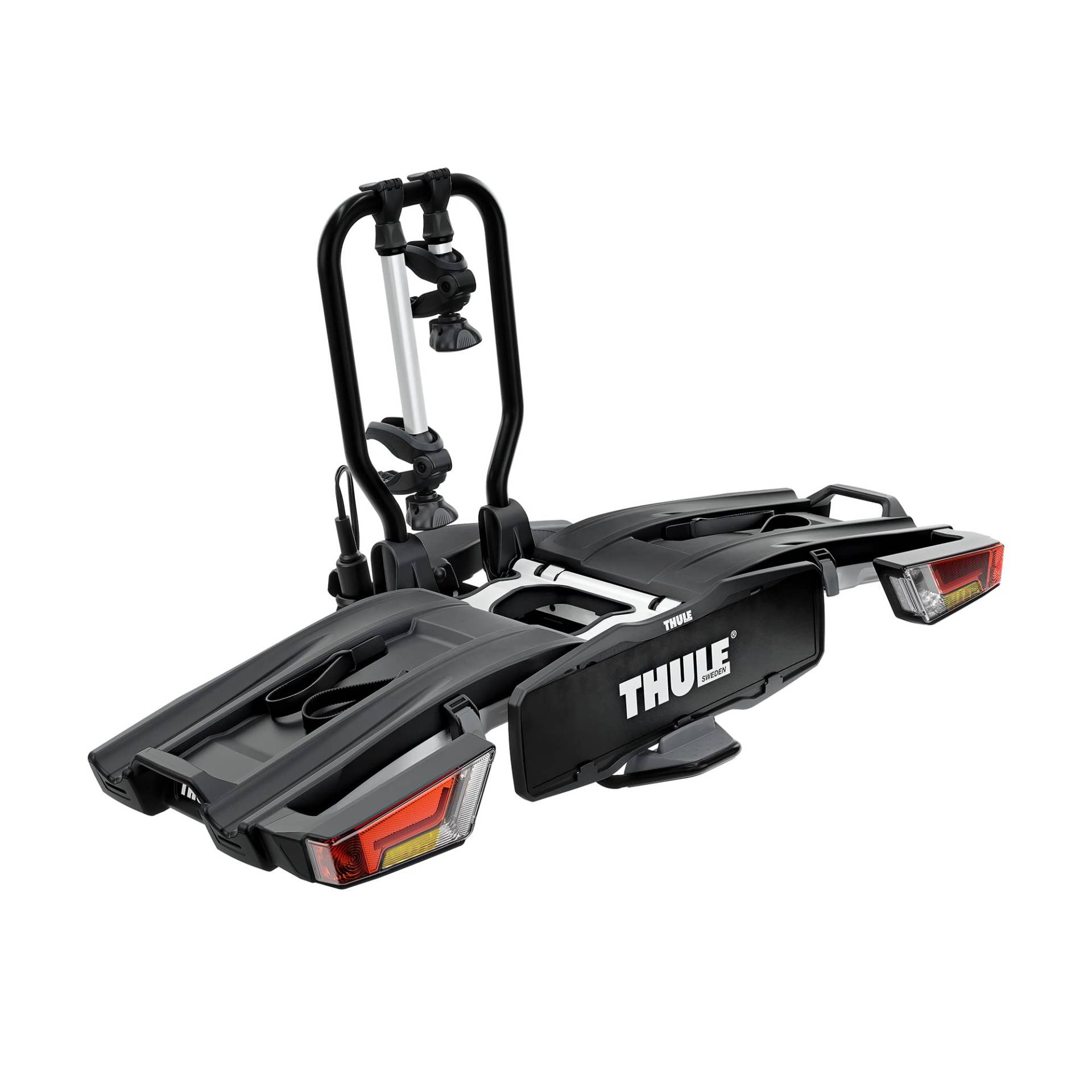 Thule 933100 EasyFold XT 2B 13 pin, Fahrradträger für die Anhängerkupplung, E-Bikes geeignet, schwarz/Aluminium 13 Pin, für E-Bikes, Mountainbikes, Gravel, Rennrad, Trekkingfahrrrad, Endurobikes Thule 933100 EasyFold XT 2B 13 pin, Fahrradträger für die Anhängerkupplung, E-Bikes geeignet, schwarz/Aluminium 13 Pin, für E-Bikes, Mountainbikes, Gravel, Rennrad, Trekkingfahrrrad, Endurobikes von Thule