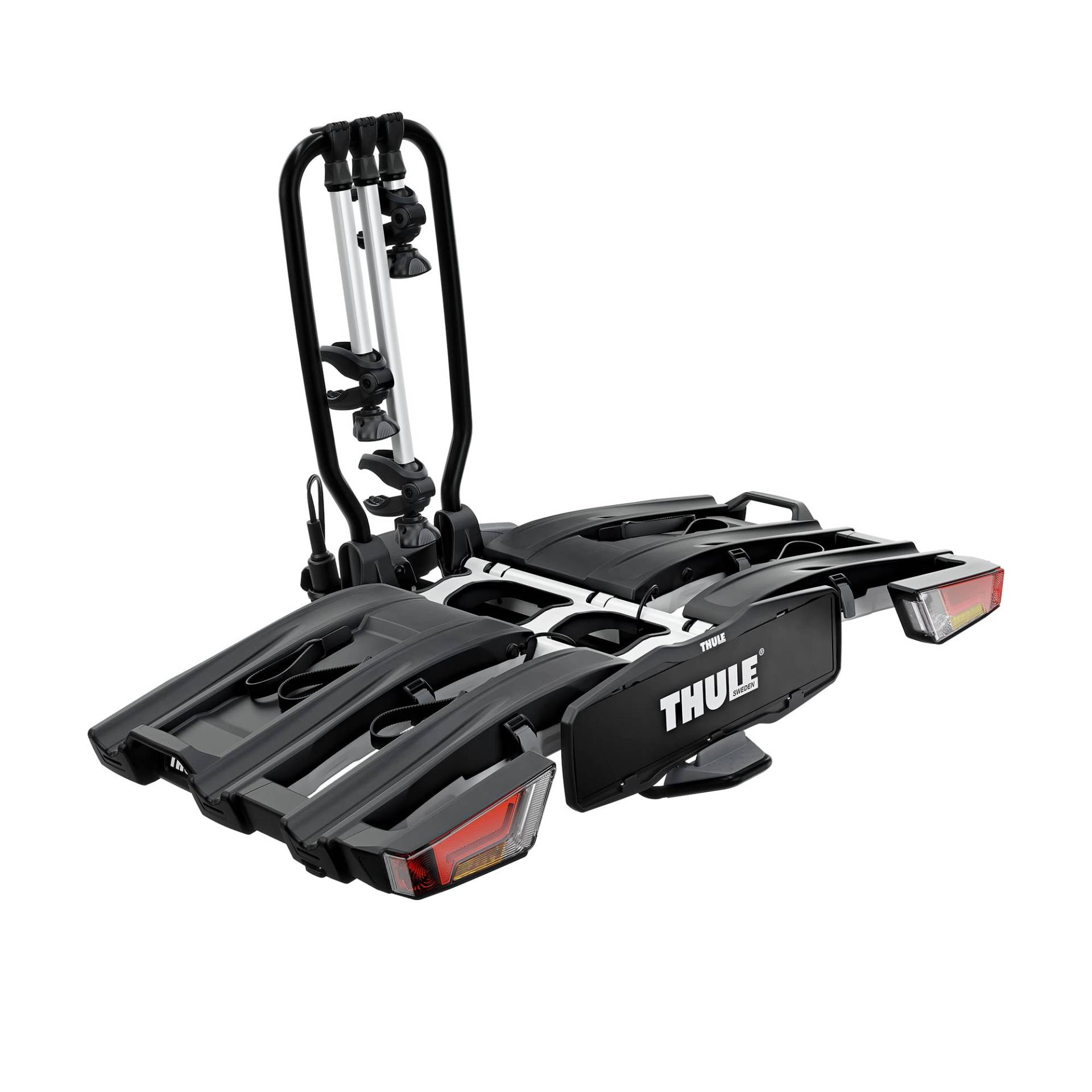 Thule EasyFold XT Fahrradträger für Anhängerkupplung 3 Fahrräder silber Thule EasyFold XT Fahrradträger für Anhängerkupplung 3 Fahrräder silber von Thule