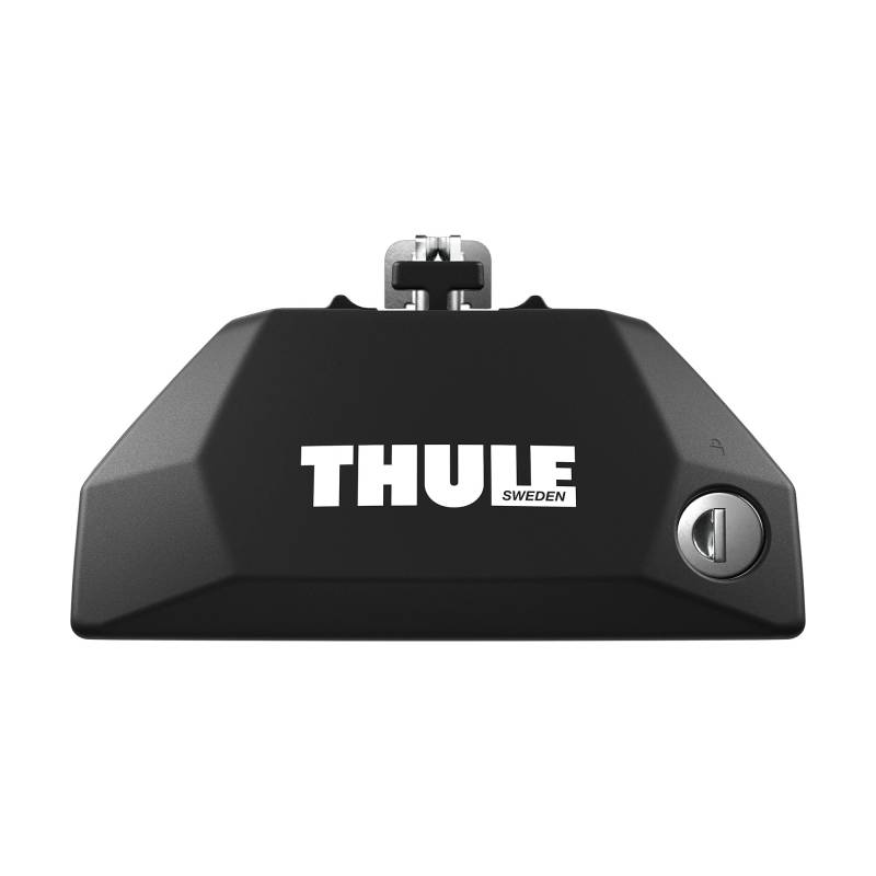 Thule Evo Flush Rail Fuß Für Fahrzeuge 4er-Pack Schwarz Black One-Size von Thule