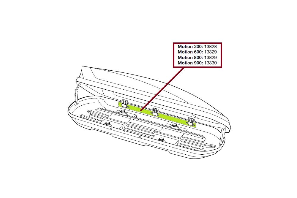 Thule Schliessleiste, 1500 mm Thule Schliessleiste, 1500 mm von Thule