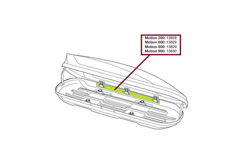 Thule Schliessleiste, 1500 mm von Thule