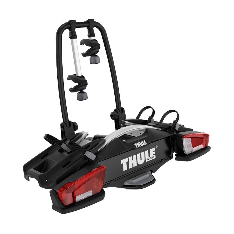 Thule VeloCompact 2bike 13pin UK, Schwarz, Aluminium, Einheitsgröße - Fahrradträger für Auto von Thule