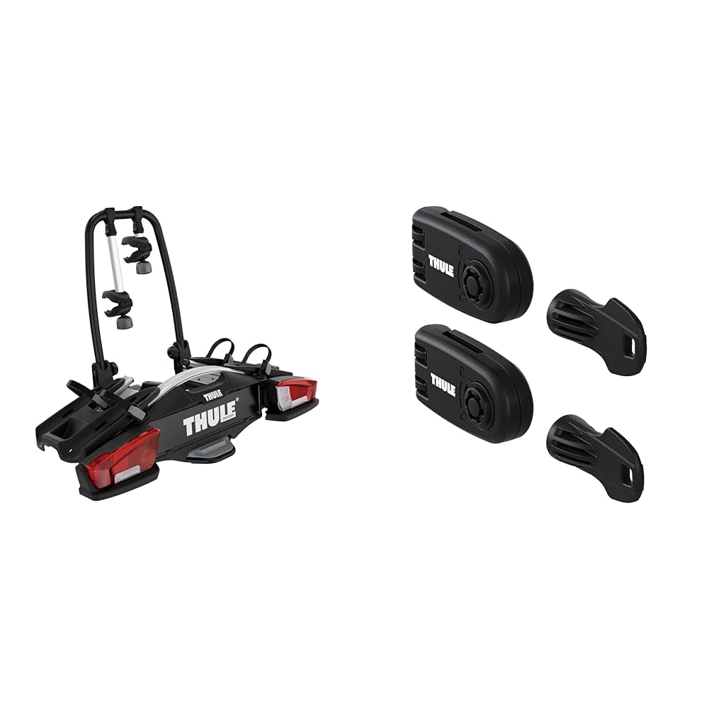 Thule VeloCompact Fahrradträger für Anhängerkupplung 2 Fahrräder & 986000 Wheel Straps Locks Thule VeloCompact Fahrradträger für Anhängerkupplung 2 Fahrräder & 986000 Wheel Straps Locks von Thule