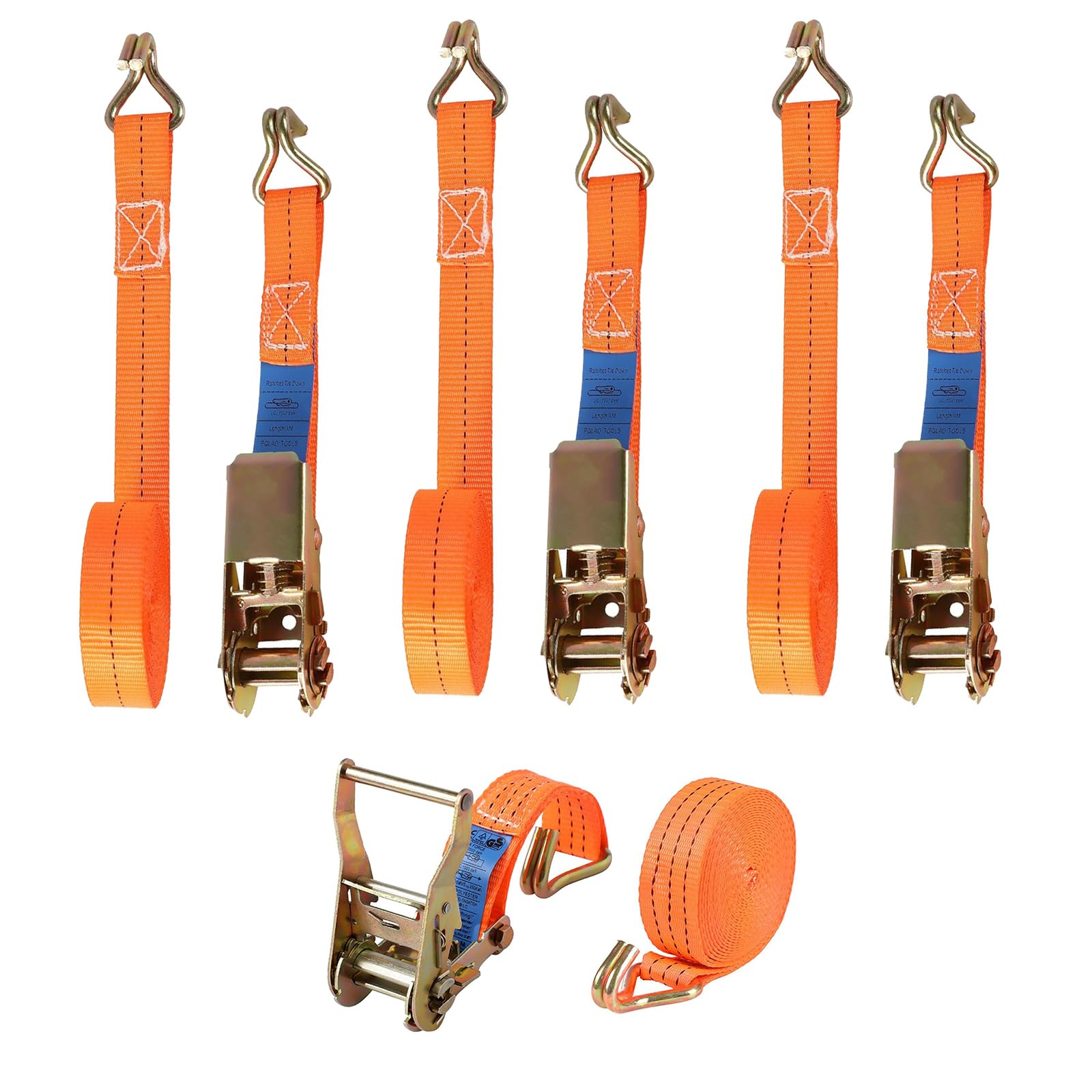 Tianher Spanngurte, 4 Stück Spanngurte mit Ratsche und Haken 6m Ratschengurt Zurrgurte mit 25mm Breite in Orange Verstellbare Spanngurt Set Zurrgurt für Anhänger, Van, LKW, Auto, Motorrad, Gepäck Tianher Spanngurte, 4 Stück Spanngurte mit Ratsche und Haken 6m Ratschengurt Zurrgurte mit 25mm Breite in Orange Verstellbare Spanngurt Set Zurrgurt für Anhänger, Van, LKW, Auto, Motorrad, Gepäck von Tianher