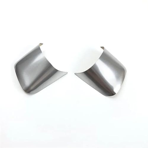 Tianwu03 Passend for Ford Focus 3 Mk3 2012–2014, Autozubehör, Lenkrad-Pailletten-Abdeckung, Aufkleber-Hülle(Trim 2X Metal Silver) von Tianwu03