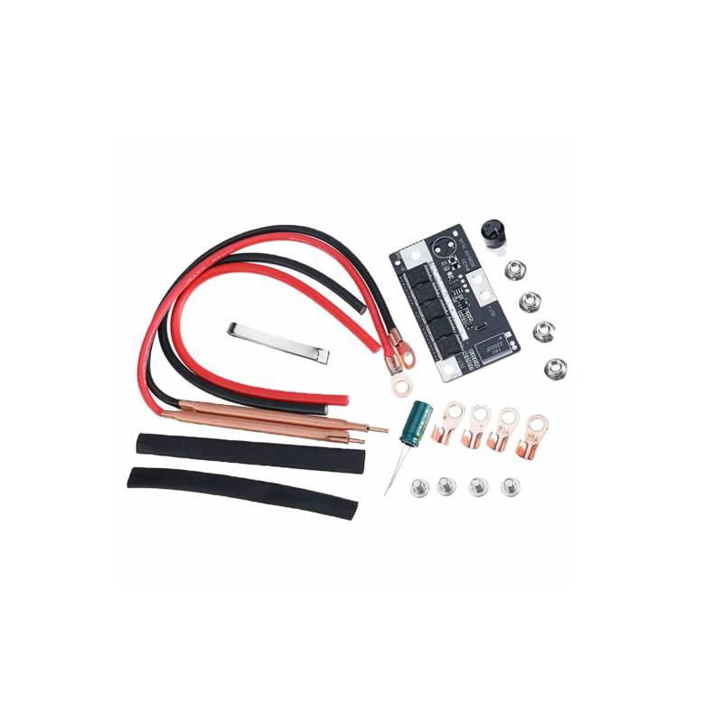 Ticfox 12V Punktschweißgerät Set, Mini Akku Punktschweißgerät, DIY Mini Punktschweißmaschine Tragbare Batteriespeicher Punktschweißer Stift Speicher Maschine PCB Leiterplatte für 18650 von Ticfox