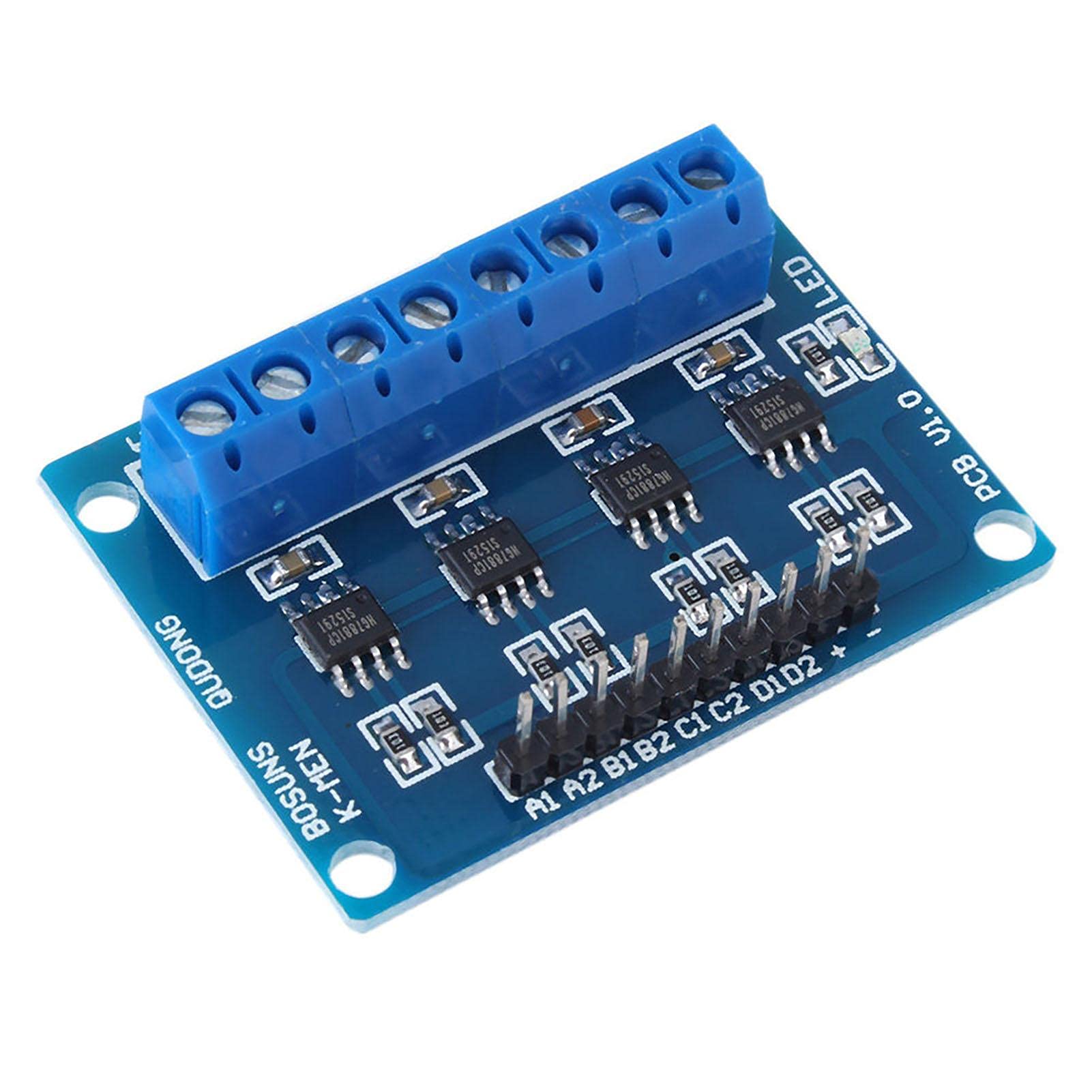 Ticfox 4 Kanal 4CH HG7881 Chip H-Brücke DC 2.5-12V Schrittmotortreibermodul Controller PCB Board Ticfox 4 Kanal 4CH HG7881 Chip H-Brücke DC 2.5-12V Schrittmotortreibermodul Controller PCB Board von Ticfox