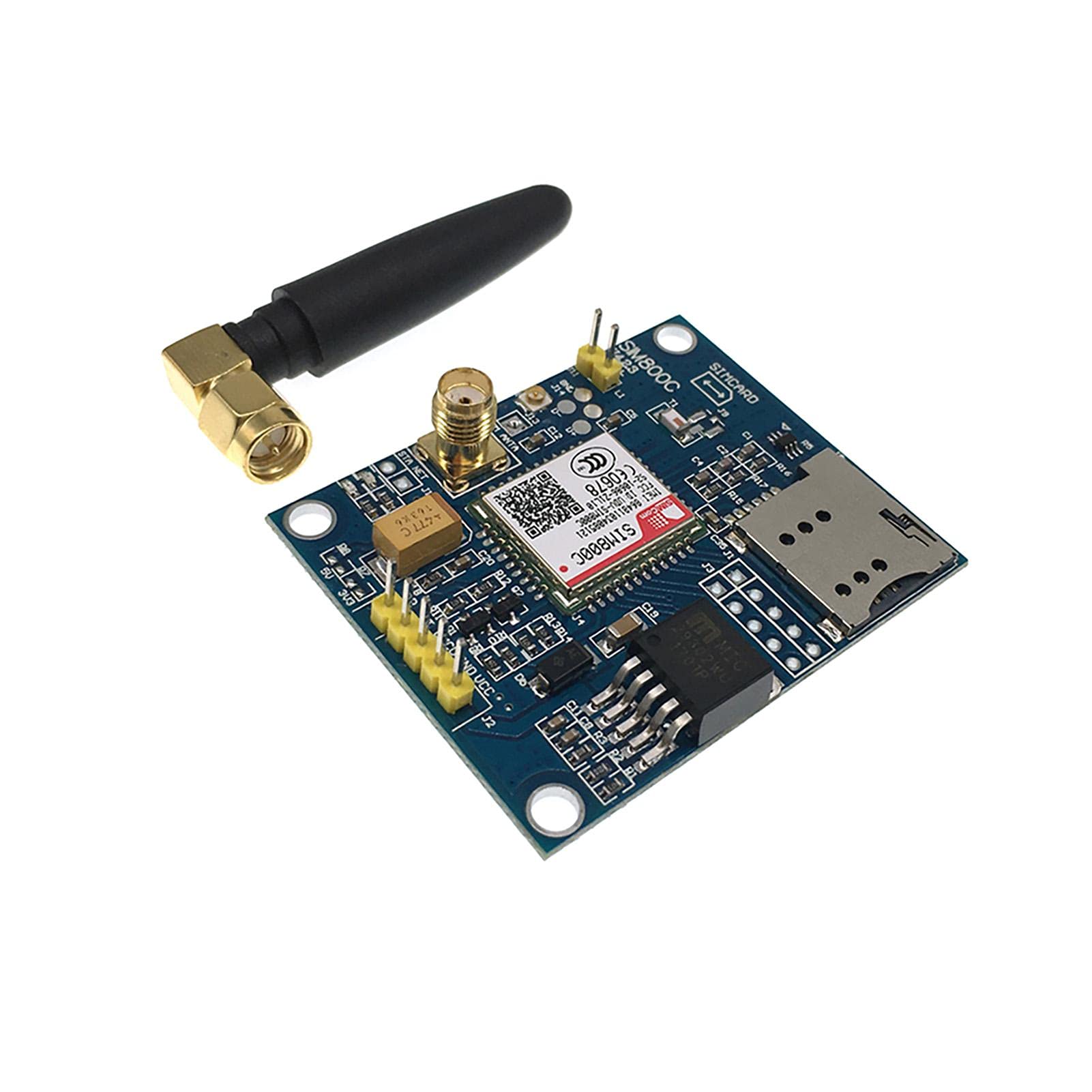 Ticfox SIM800C GPRS GSM Module, PCB Antenna SIM Board, SIM800C GSM/GPRS Modul Entwicklungsplatine mit SMA Antenne für Experimentiermodul Ticfox SIM800C GPRS GSM Module, PCB Antenna SIM Board, SIM800C GSM/GPRS Modul Entwicklungsplatine mit SMA Antenne für Experimentiermodul von Ticfox