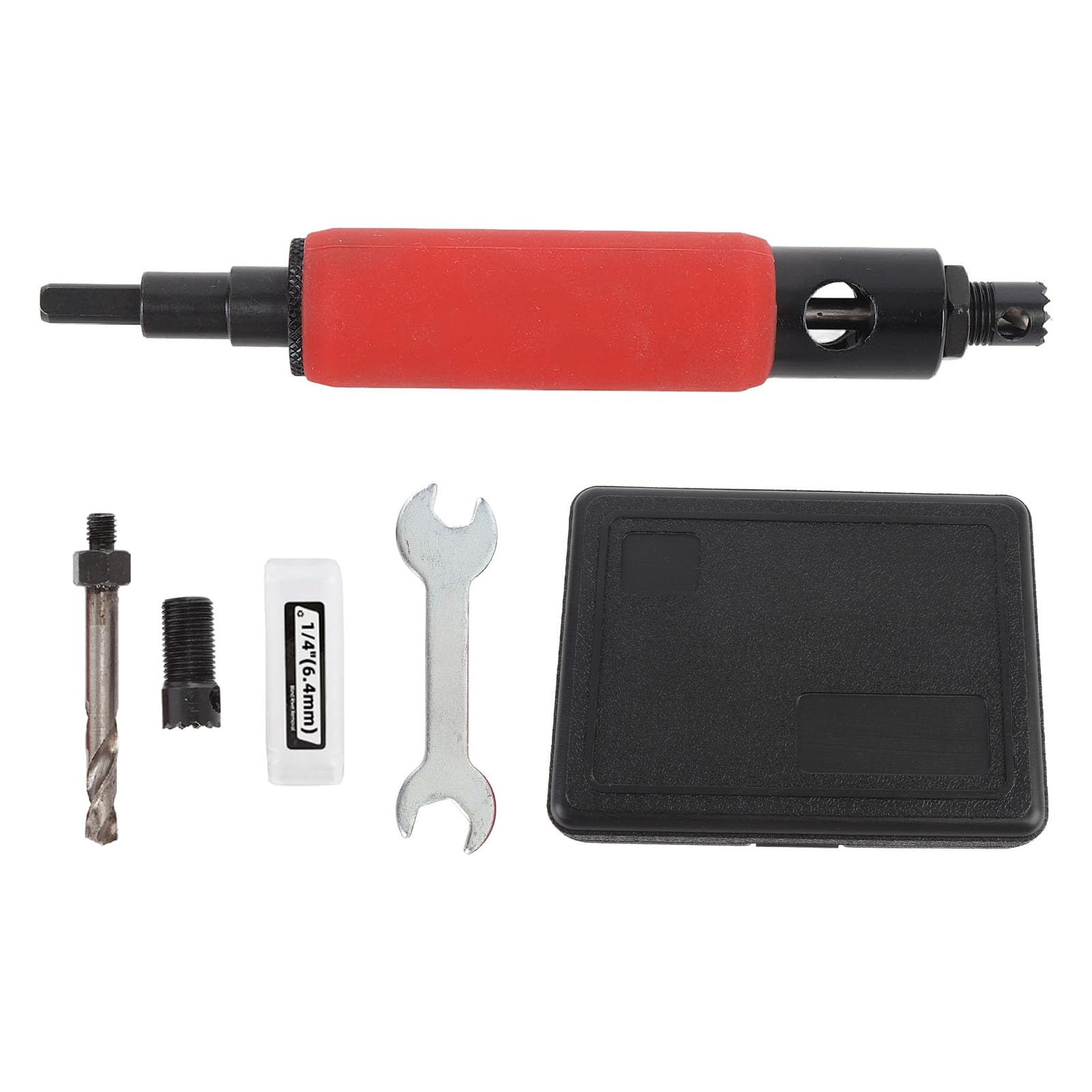 Ticfox Tool Zur Entfernung von Nietentfernung, Legierungsstahl 1/4 Zoll Nietentferner mit Bohrer Elektrobohrer Blindfaller für Automobile, HLK und Metallherstellung Ticfox Tool Zur Entfernung von Nietentfernung, Legierungsstahl 1/4 Zoll Nietentferner mit Bohrer Elektrobohrer Blindfaller für Automobile, HLK und Metallherstellung von Ticfox