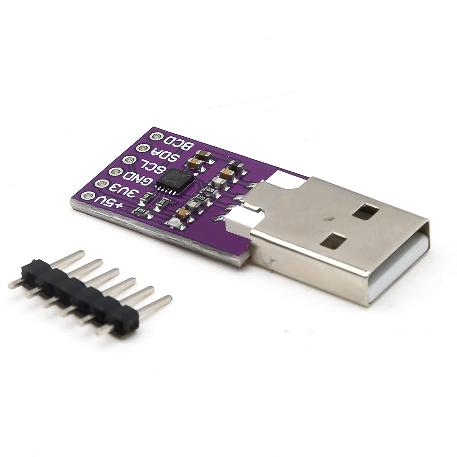 Ticfox USB zu I2C Schnittstellenmodul, MCU-200 FT200XD Hochgeschwindigkeits Multifunktionsmodul I2C Adapter mit 3,4 MHz und 512-B-Puffern, 3,3 V/5 V Toleranz, Plug and Play für MCU/FPGA-Entwicklung Ticfox USB zu I2C Schnittstellenmodul, MCU-200 FT200XD Hochgeschwindigkeits Multifunktionsmodul I2C Adapter mit 3,4 MHz und 512-B-Puffern, 3,3 V/5 V Toleranz, Plug and Play für MCU/FPGA-Entwicklung von Ticfox