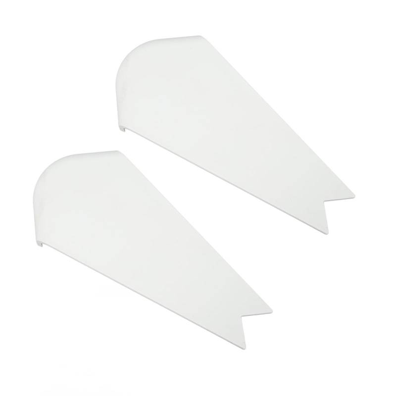 Fade Resistant RV Slide Out Corner Cover Protector Dekorative Trim für -Anhänger 2pcs (White) von Tihebeyan