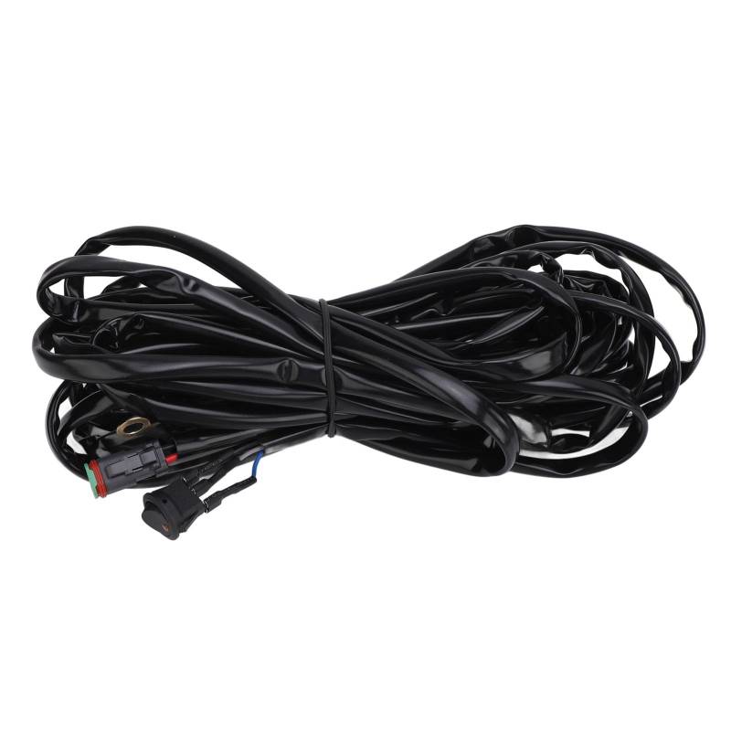 LED Lichtleiste Kabelbaum, 16AWG Heavy Duty Ein-Ausschalter Stromrelais für LKW ATV UTV Boot von Tihebeyan