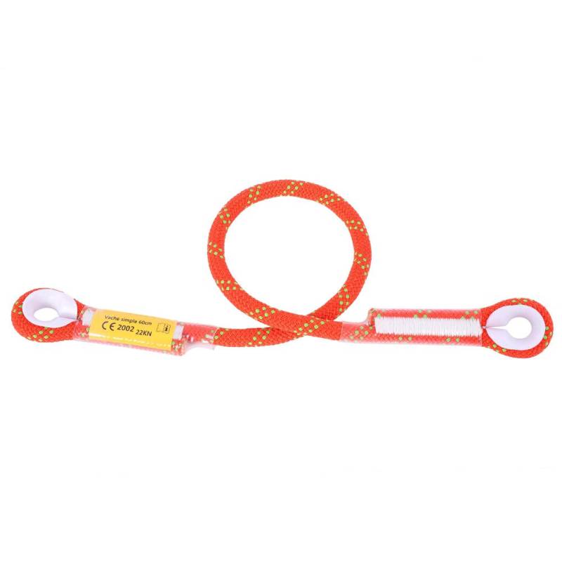 Kletterseil, 10,5 mm Kletter Safty Lanyard lebensrettendes Bergsteiger Nylonseil Outdoor Sicherheitsgurt Klettern Breakdown Lebensrettendes Anti Fall Bergsteigen Schnur Feuerrettung Gurtband Orange von Tiiyee