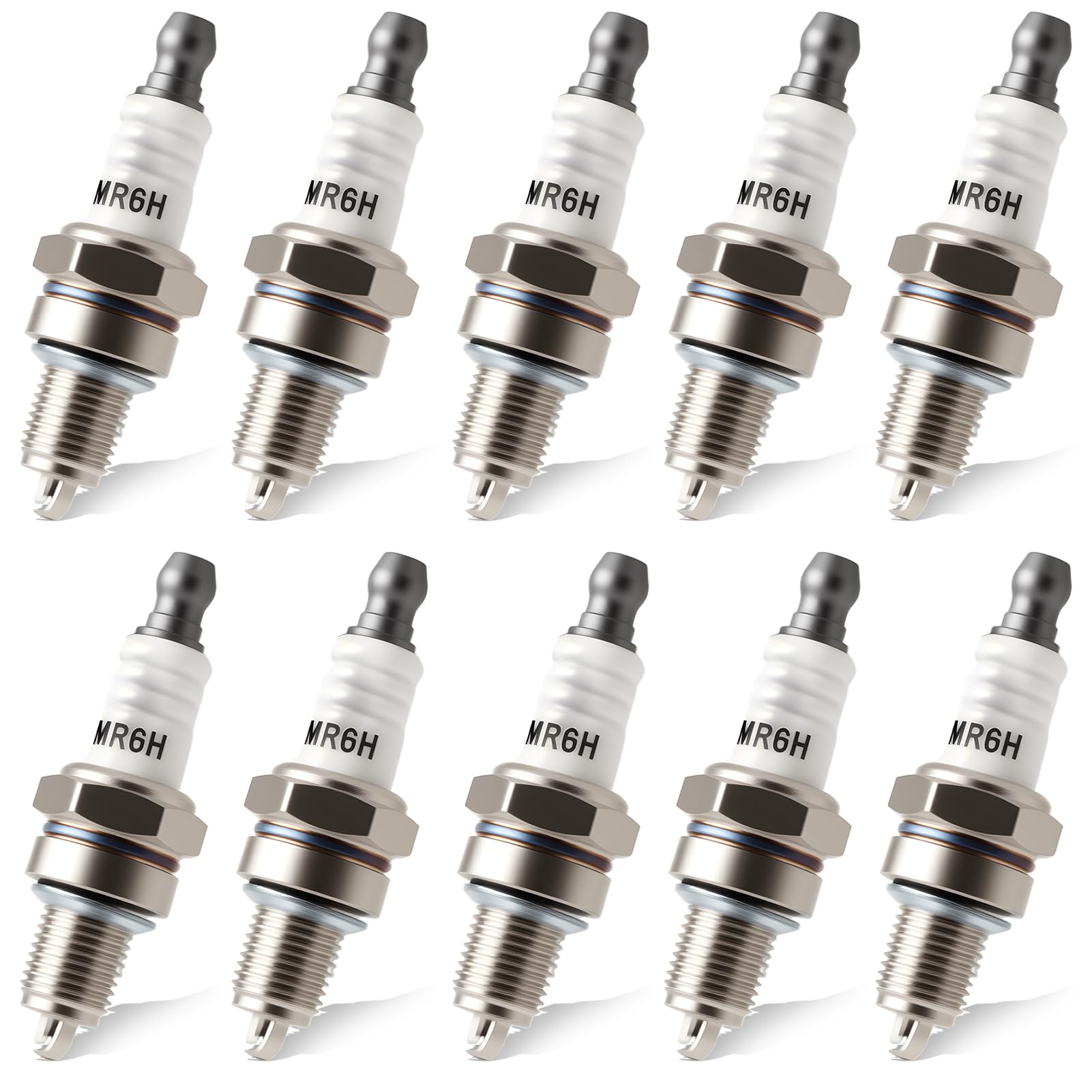 CMR6H Zündkerze - NGK CMR6H 3365 Ersatz kompatibel mit Stihl FS90 FS100 FS110 FS90R FS100R FS110R Trimmer, Kettensägen, Kettensägen NGK 3365, 10 Stück CMR6H Zündkerze - NGK CMR6H 3365 Ersatz kompatibel mit Stihl FS90 FS100 FS110 FS90R FS100R FS110R Trimmer, Kettensägen, Kettensägen NGK 3365, 10 Stück von Times Mark