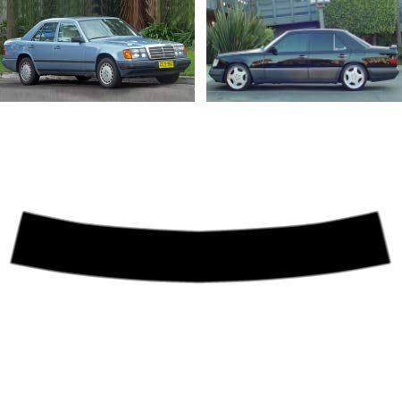 Tintcom.com Sonnenblendstreifen für-Mercedes E Class W124 4-Türen Limousine 1985-1996 Passgenaue Tönungsfolie (35% Mittelschwarz) von Tintcom.com