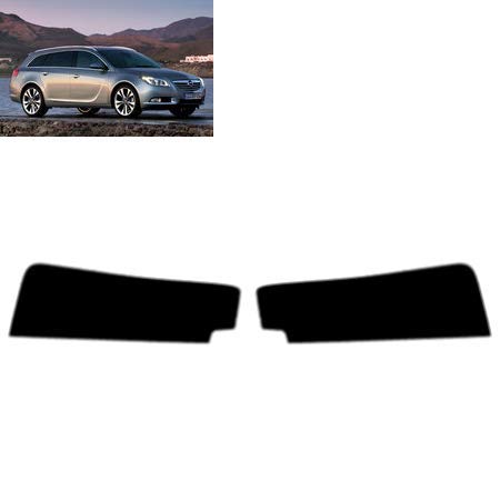 Sonnenblendstreifen für-Opel Insignia 5-Türen Kombi 2009-2017 Passgenaue Tönungsfolie (05% Tiefschwarz) von Tintcom.com