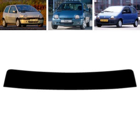 Sonnenblendstreifen für Twingo 3-Türen 1993-2004 Passgenaue Tönungsfolie (35% Mittelschwarz) von Tintcom.com