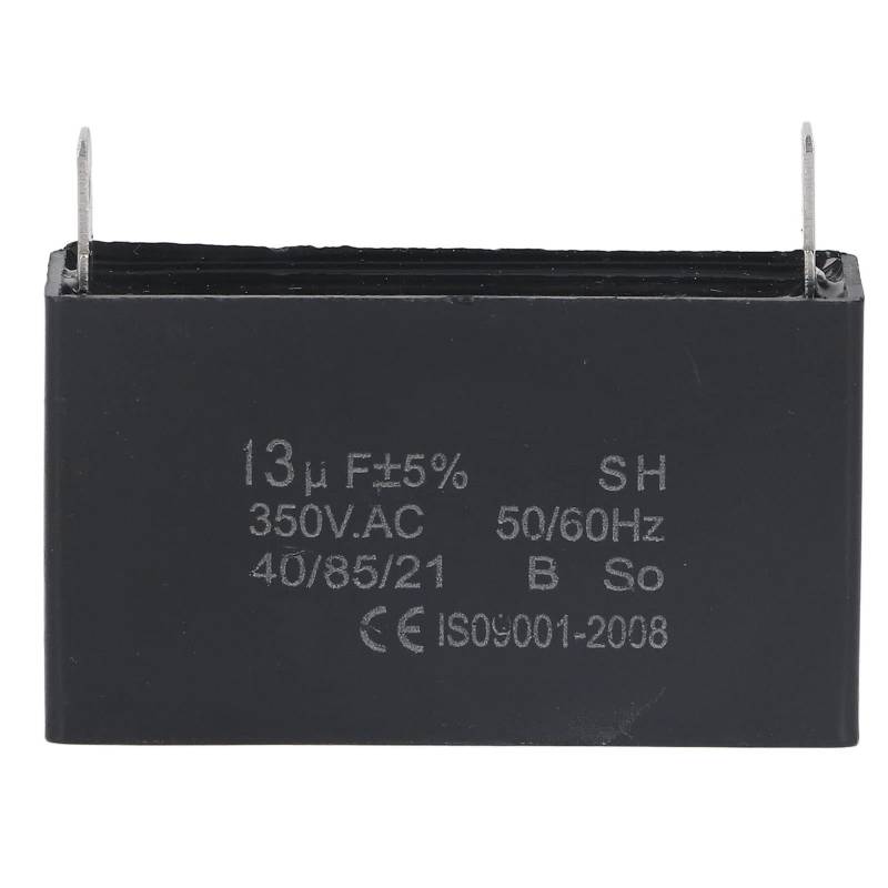 CBB61 Kondensator, 13uf AC 350V 50/60Hz Startkondensator, Benzingenerator Startkondensator für Klimaanlagenmotor für Deckenventilatormotor von Tissting