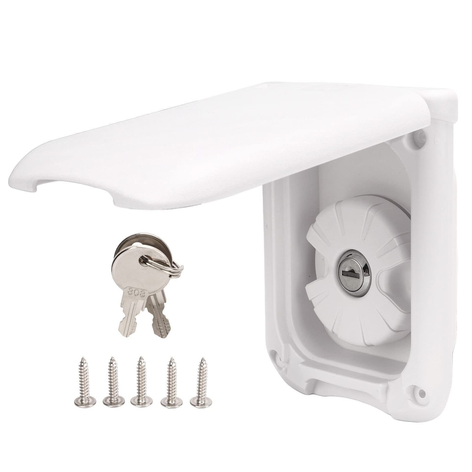 Tankdeckel 90mm Wassertankdeckel mit 2 Schlüsseln und Abdeckung, Auslaufsicherer Wasser Trinkwasser Einfüllstutzen Wasserdeckel für ID 38mm Wasserleitungen Wohnmobil Wohnwagen RV Camper Tankdeckel 90mm Wassertankdeckel mit 2 Schlüsseln und Abdeckung, Auslaufsicherer Wasser Trinkwasser Einfüllstutzen Wasserdeckel für ID 38mm Wasserleitungen Wohnmobil Wohnwagen RV Camper von Tissting