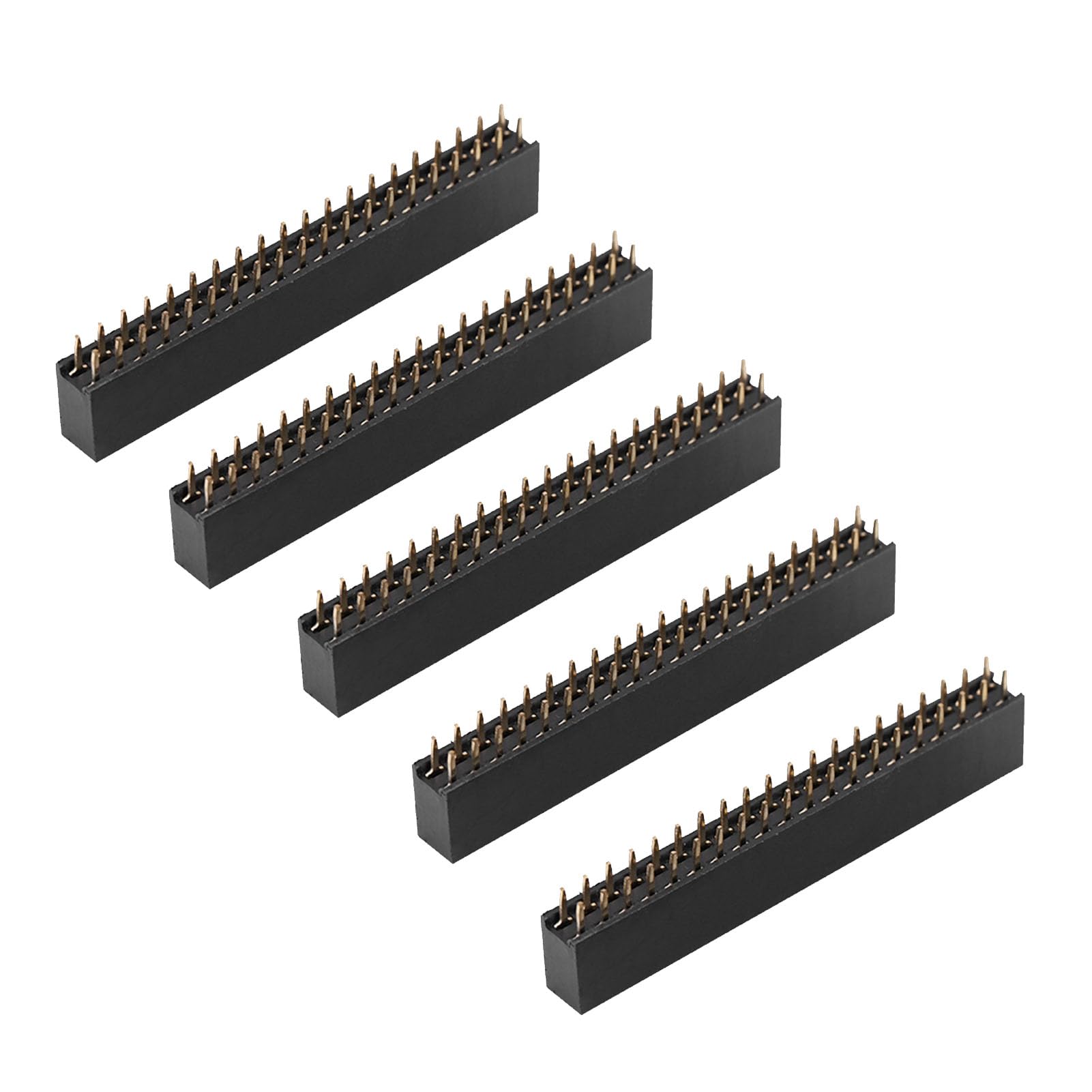 Tissting 5pcs weiblicher Stiftkopfball, 2,54 mm Stift Header PCB -Board -Stift -Header -Stecker 2 x 20 Pins Tonhöhe weibliche Dual -Row -Kurzstift -Header für integrierte Schaltung Tissting 5pcs weiblicher Stiftkopfball, 2,54 mm Stift Header PCB -Board -Stift -Header -Stecker 2 x 20 Pins Tonhöhe weibliche Dual -Row -Kurzstift -Header für integrierte Schaltung von Tissting