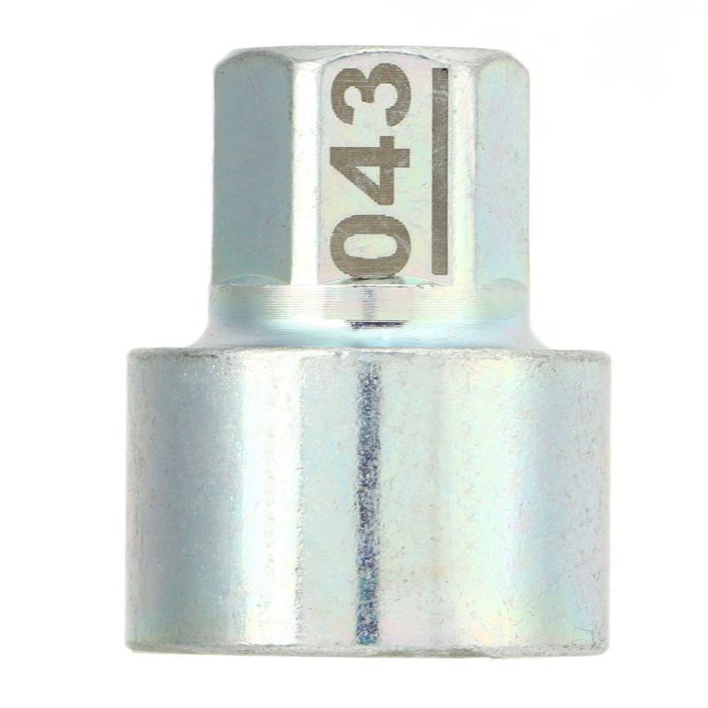 Tissting Auto Anti Diebstahl Radschloss, Radsicherungs Radmutter Schraubenentfernung Schlüssel Anti Diebstahl Radmutter Sockel für 1 3 5 6 7Series X1 X2 X3 X4 X5 X6 Z4 (043) von Tissting