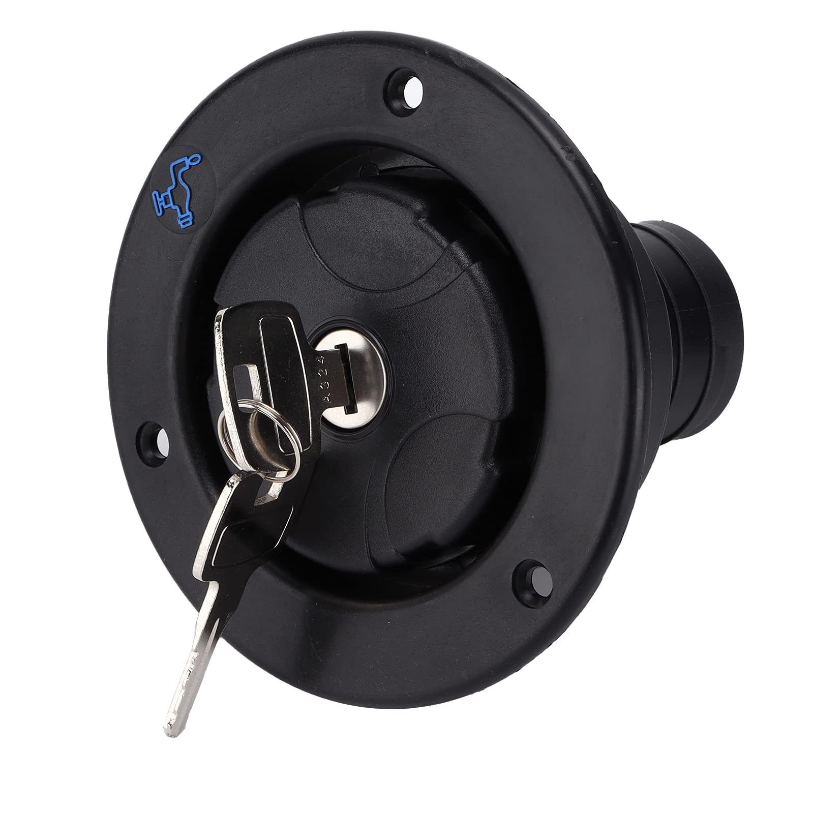 Wohnwagen Wassertankdeckel mit 2 Schlüssel, 78mm Wohnmobil Tankdeckel RV Camper Trinkwasser Wasserdeckel Wasserfüller für ID 38mm Wasserleitungen, das Türschild Dicke 30-40mm Wohnwagen Wassertankdeckel mit 2 Schlüssel, 78mm Wohnmobil Tankdeckel RV Camper Trinkwasser Wasserdeckel Wasserfüller für ID 38mm Wasserleitungen, das Türschild Dicke 30-40mm von Tissting
