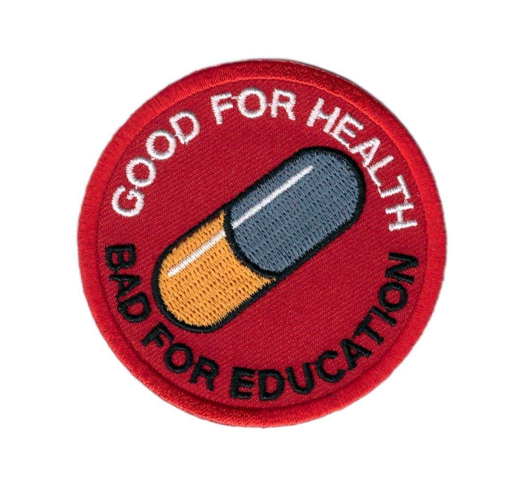 Titan One Europe Akira Good for Health Bad for Education Patch Iron On Aufnäher Aufbügler Patch Titan One Europe Akira Good for Health Bad for Education Patch Iron On Aufnäher Aufbügler Patch von Titan One Europe