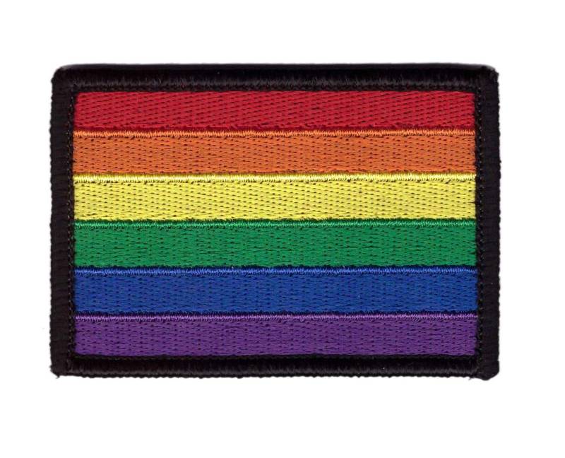 Titan One Europe - Die Regenbogenfahne LGBTQ Gay Pride Aufnäher (Aufbügler) von Titan One Europe