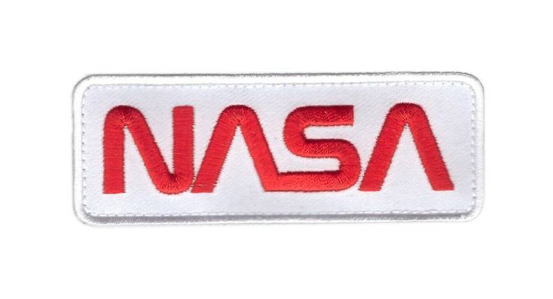 Titan One Europe - NASA Tag Aufnäher Bestickt Taktisch (Weiß) von Titan One Europe