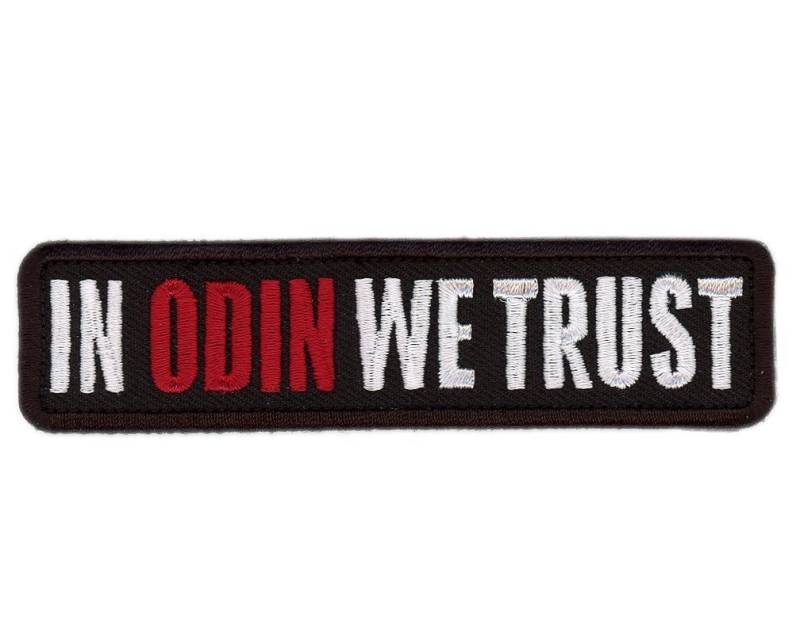 Titan One Europe - Tactical In Odin We Trust Valknut Vikings Wikinger In Odin Vertrauen Wir Klettband Taktisch Aufnäher von Titan One Europe