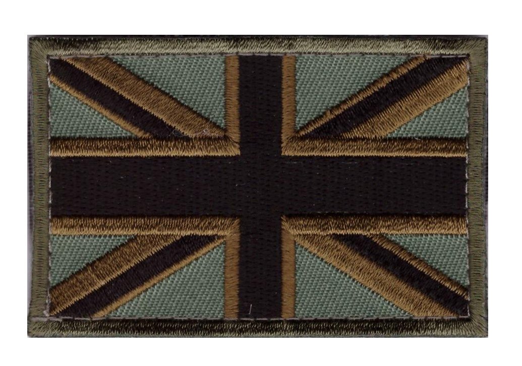 Titan One Europe - Tactical Militär Nationalflagge UK Vereinigtes Königreich Union Jack Klettband Aufnäher (Camo) von Titan One Europe