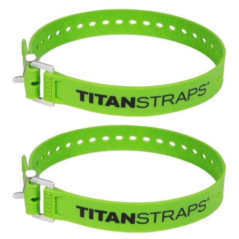 Titan Utility Straps – einfach zu bedienende, zuverlässige Spanngurte zur Sicherung von Fahrrad- und Motorradausrüstung, Ski, Gartenschläuchen, Feldreparaturen – Verwendung bei kalten Temperaturen – von TitanStraps
