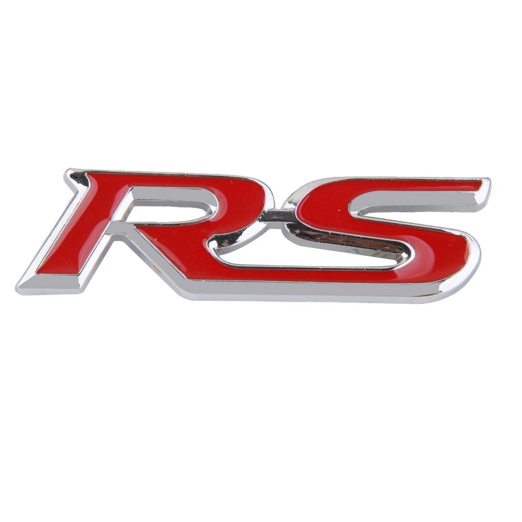 3D-Auto-Aufkleber, Metall-Emblem, Rot von Tiuimk