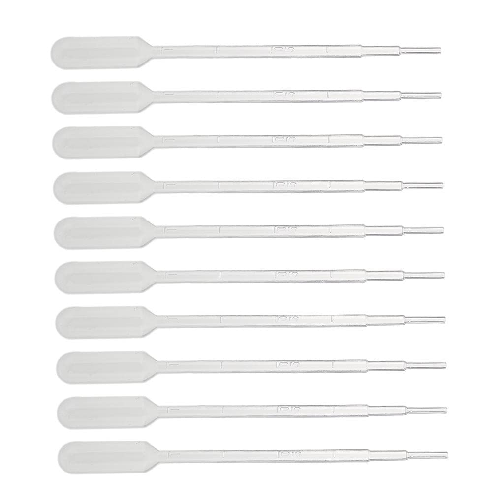 Tiuimk 1 ml sterile Pipette, 10 Stück, transparent, aus LDPE-Polyethylen-Material von Tiuimk