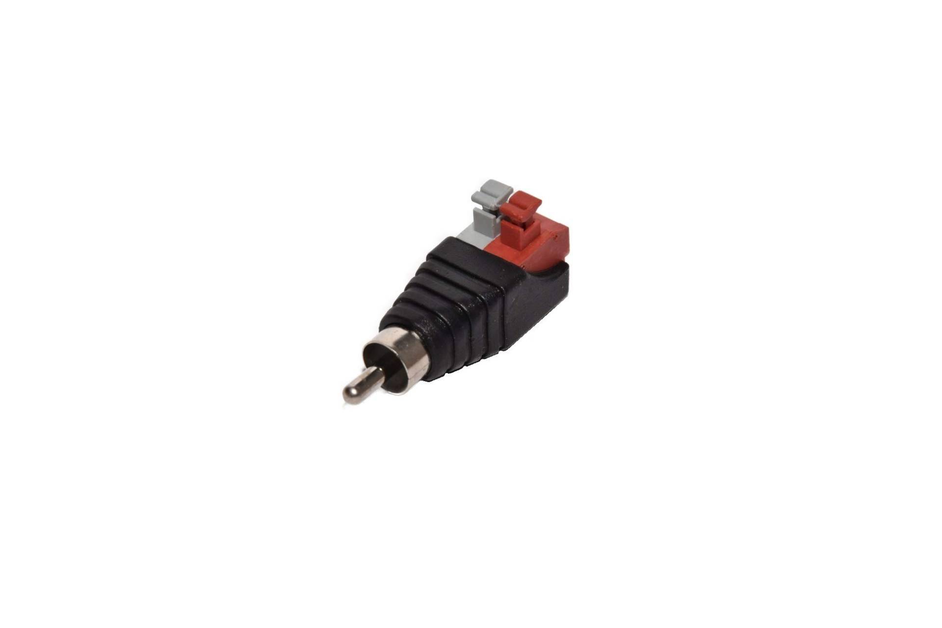 Cinch Stecker mit Schnellklemmen Terminal Block 2-Pin Adapter Klemmen Cinch Stecker mit Schnellklemmen Terminal Block 2-Pin Adapter Klemmen von Tivendis