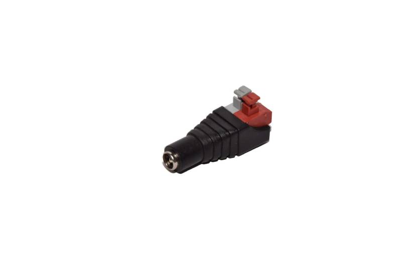 Hohlkupplung mit Schnellklemmen Terminal Block 2-Pin Adapter Klemmen 5,5x2,5mm von Tivendis