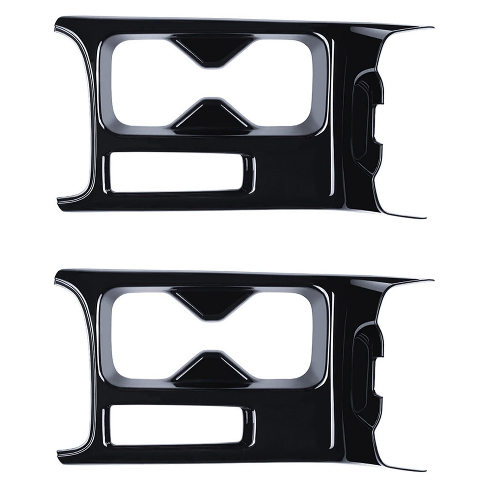 Tixqeaif 2X Auto GläNzend Schwarz Mittelkonsole Wasserbecherhalter Dekoration Abdeckung Trim Aufkleber für -V Vezel 2021 2022 LHD Tixqeaif 2X Auto GläNzend Schwarz Mittelkonsole Wasserbecherhalter Dekoration Abdeckung Trim Aufkleber für -V Vezel 2021 2022 LHD von Tixqeaif