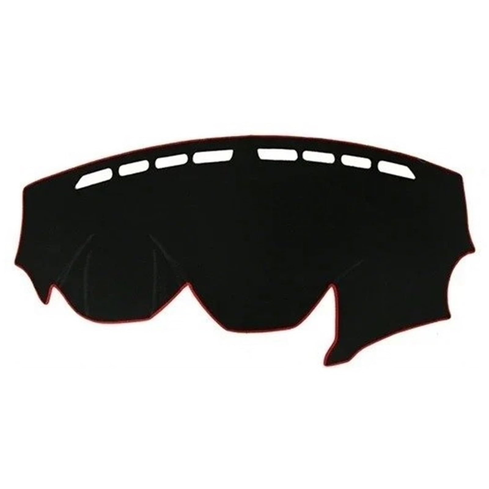 Armaturenbrett-Matte Für Changan CS15 2016 2017 2018 Auto Dashboard Abdeckung Dash Matte Sonnenschutz Vermeiden Licht Nicht-Slip Pad Innen Zubehör Armaturenbrettmatte(LHD Red Side) von TjOta