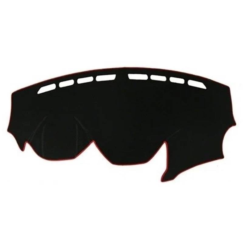Armaturenbrett-Matte Für Changan CS15 2016 2017 2018 Auto Dashboard Abdeckung Dash Matte Sonnenschutz Vermeiden Licht Nicht-Slip Pad Innen Zubehör Armaturenbrettmatte(LHD Red Side) von TjOta