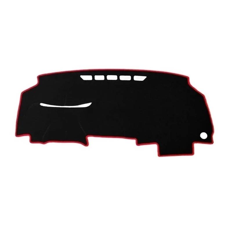 Armaturenbrett-Matte Für Civic 8. 2006 2007 2008 2009 2010 2011 LHD Auto Dashboard Abdeckung Dash Matte Sonnenschutz Nicht-Slip Pad Innen Zubehör Armaturenbrettmatte(A Red Side) von TjOta